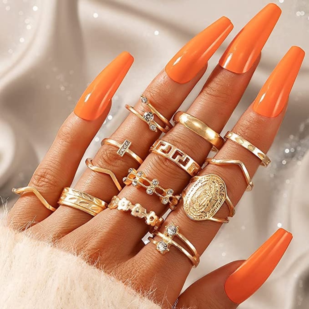 Stacking Rings Set, Stackable Joint Finger Rings … - image 3